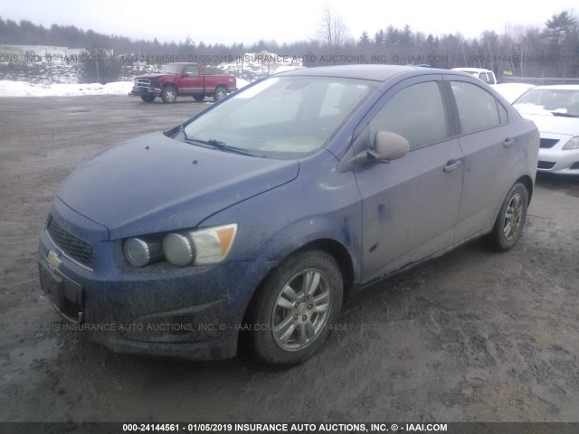 1G1JA5SH8C4192985 - 2012 CHEVROLET SONIC LS 蓝色 照片 2