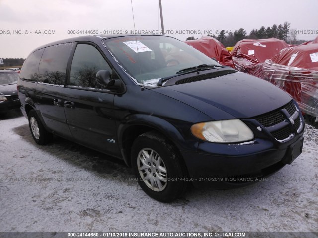 2D4GP44333R255647 - 2003 DODGE GRAND CARAVAN SPORT BLUE photo 1