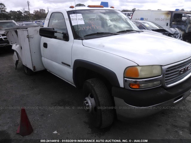 1GDJC34U52E255156 - 2002 GMC NEW SIERRA C3500 WHITE photo 1