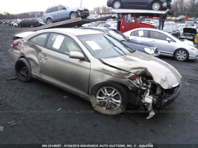 4T1CE38P95U974864 - 2005 TOYOTA CAMRY SOLARA SE/SLE GRAY photo 1