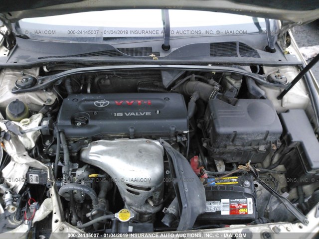 4T1CE38P95U974864 - 2005 TOYOTA CAMRY SOLARA SE/SLE GRAY photo 10