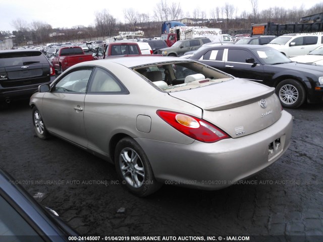 4T1CE38P95U974864 - 2005 TOYOTA CAMRY SOLARA SE/SLE GRAY photo 3