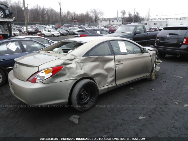 4T1CE38P95U974864 - 2005 TOYOTA CAMRY SOLARA SE/SLE GRAY photo 4