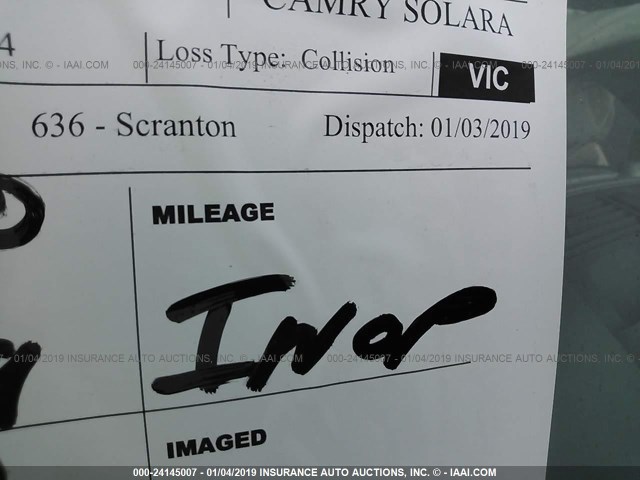 4T1CE38P95U974864 - 2005 TOYOTA CAMRY SOLARA SE/SLE GRAY photo 7