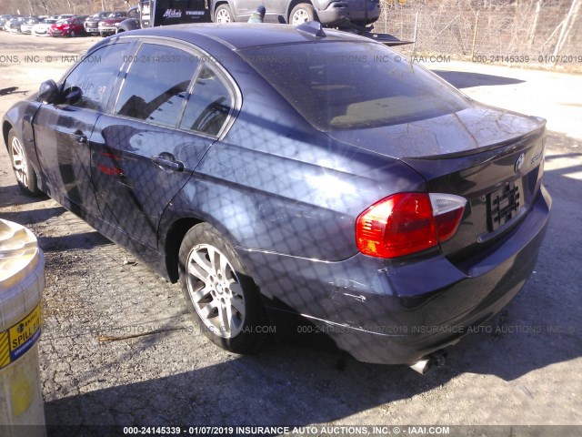 WBAVD13516KV13033 - 2006 BMW 325 XI 蓝色 照片 3