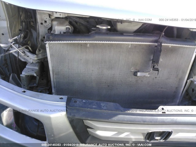 5J6YH27757L001318 - 2007 HONDA ELEMENT EX SILVER photo 6