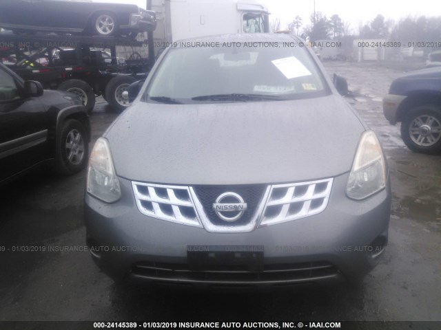 JN8AS5MV1DW635351 - 2013 NISSAN ROGUE GRAY photo 6