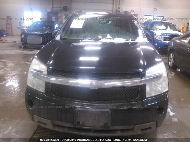 2CNDL23F076075055 - 2007 CHEVROLET EQUINOX LS BLACK photo 6