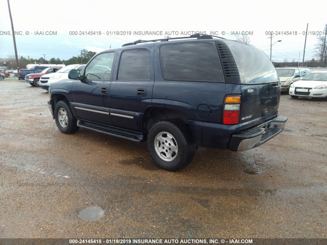 1GNEC13VX5R233498 - 2005 CHEVROLET TAHOE C1500 黑色 照片 3