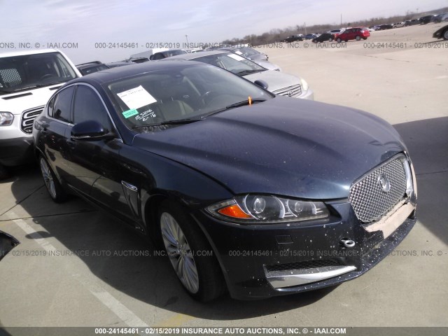 SAJWA0HB5CLS42378 - 2012 JAGUAR XF PORTFOLIO BLUE photo 1