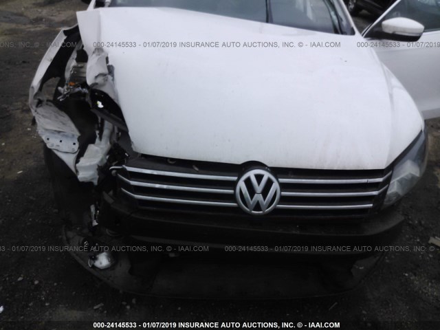 1VWAS7A38FC113165 - 2015 VOLKSWAGEN PASSAT S WHITE photo 10