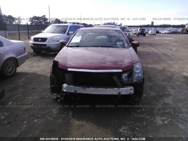 1G6DP577670107001 - 2007 CADILLAC CTS HI FEATURE V6 RED photo 6