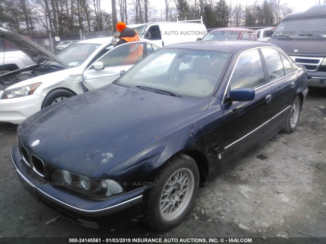 WBADM6347YGU16537 - 2000 BMW 528 I AUTOMATIC Dark Blue photo 2