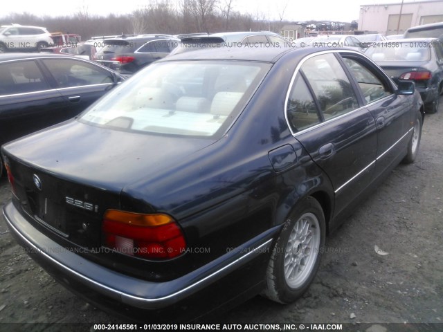 WBADM6347YGU16537 - 2000 BMW 528 I AUTOMATIC Dark Blue photo 4