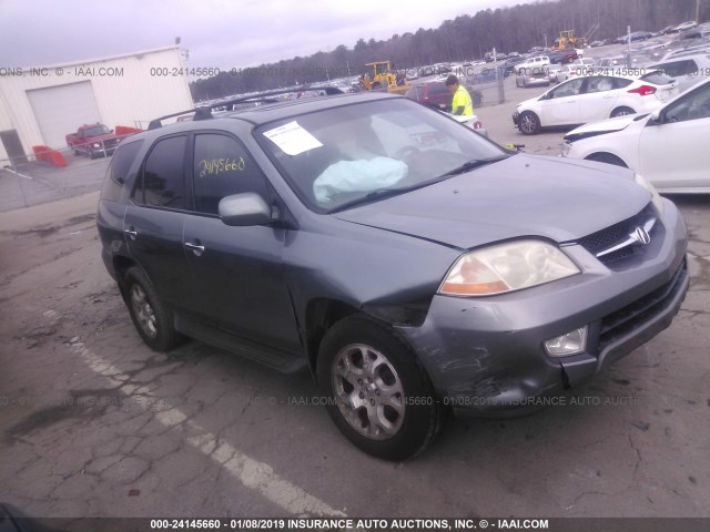 2HNYD186X1H525306 - 2001 ACURA MDX TOURING GRAY photo 1