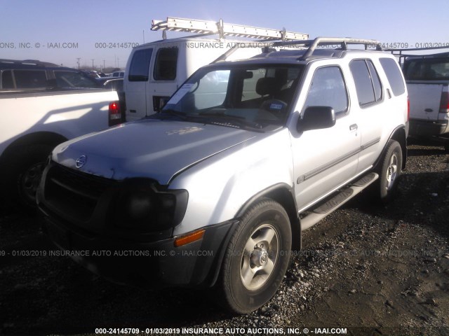 5N1ED28T13C684009 - 2003 NISSAN XTERRA XE/SE SILVER photo 2