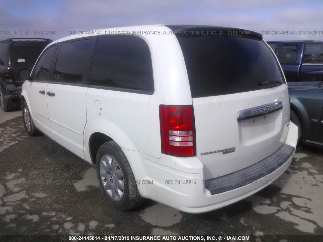 2A8HR44HX8R775903 - 2008 CHRYSLER TOWN & COUNTRY LX WHITE photo 3