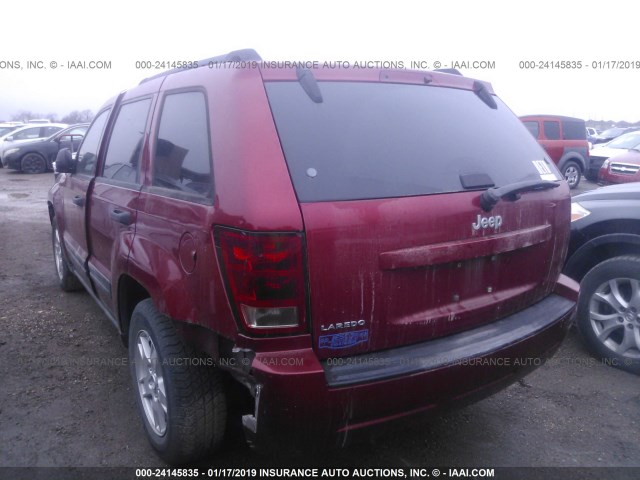 1J4GS48K96C148560 - 2006 JEEP GRAND CHEROKEE LAREDO/COLUMBIA/FREEDOM 红色 照片 3