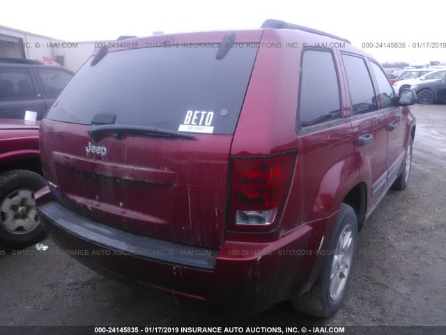 1J4GS48K96C148560 - 2006 JEEP GRAND CHEROKEE LAREDO/COLUMBIA/FREEDOM 红色 照片 4