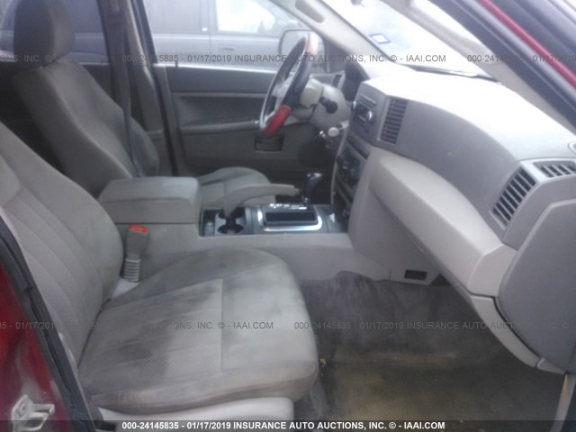 1J4GS48K96C148560 - 2006 JEEP GRAND CHEROKEE LAREDO/COLUMBIA/FREEDOM 红色 照片 5