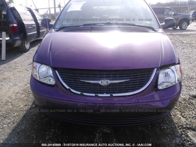 2C4GP54L25R379947 - 2005 CHRYSLER TOWN & COUNTRY TOURING PURPLE photo 6