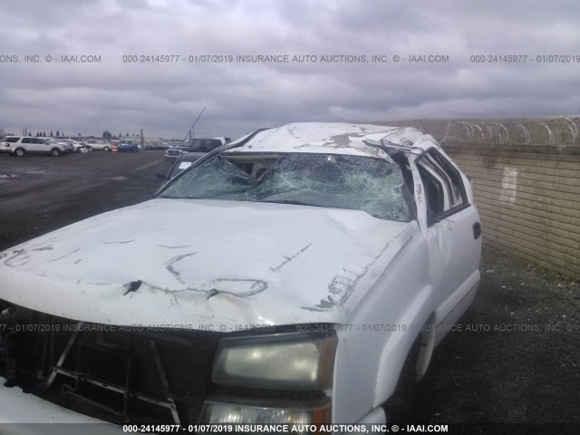 2GCEK13Z971103819 - 2007 CHEVROLET SILVERADO K1500 CLASSIC CREW CAB WHITE photo 6