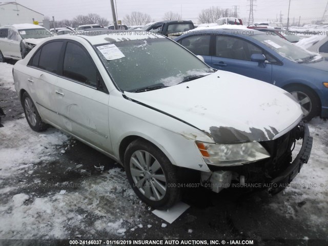 5NPEU46F99H573234 - 2009 HYUNDAI SONATA SE/LIMITED WHITE photo 1