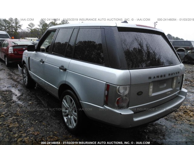 SALMF15417A241788 - 2007 LAND ROVER RANGE ROVER HSE SILVER photo 3