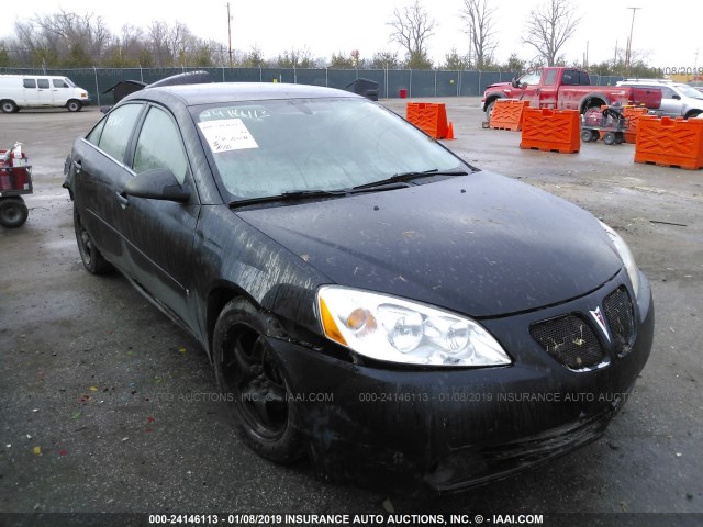 1G2ZG58NX74117995 - 2007 PONTIAC G6 SE BLACK photo 1