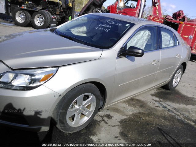 1G11B5SL8EF106387 - 2014 CHEVROLET MALIBU LS თაფლისფერი ფოტო 2