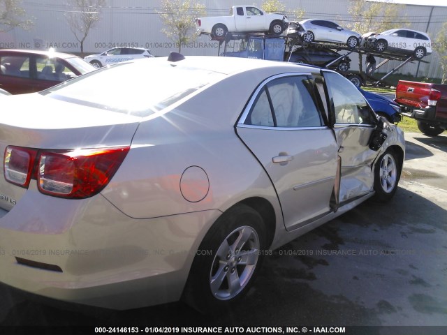 1G11B5SL8EF106387 - 2014 CHEVROLET MALIBU LS თაფლისფერი ფოტო 4