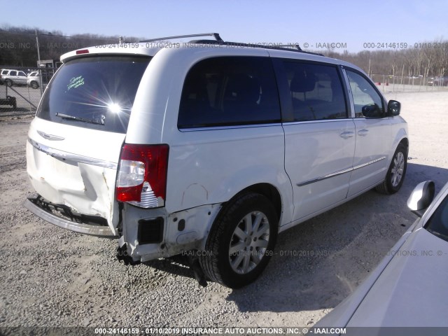 2C4RC1BG8ER294274 - 2014 CHRYSLER TOWN & COUNTRY TOURING WHITE photo 4