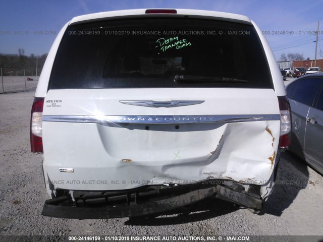 2C4RC1BG8ER294274 - 2014 CHRYSLER TOWN & COUNTRY TOURING WHITE photo 6