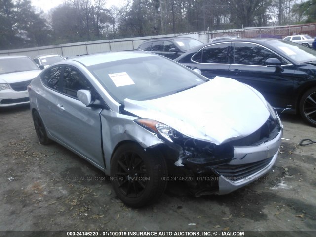 5NPDH4AE9DH445356 - 2013 HYUNDAI ELANTRA GLS/LIMITED SILVER photo 1