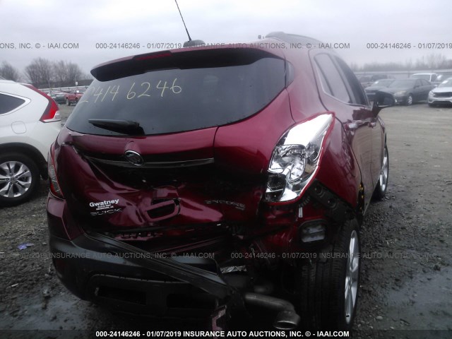 KL4CJFSB9GB567442 - 2016 BUICK ENCORE CONVENIENCE RED photo 5