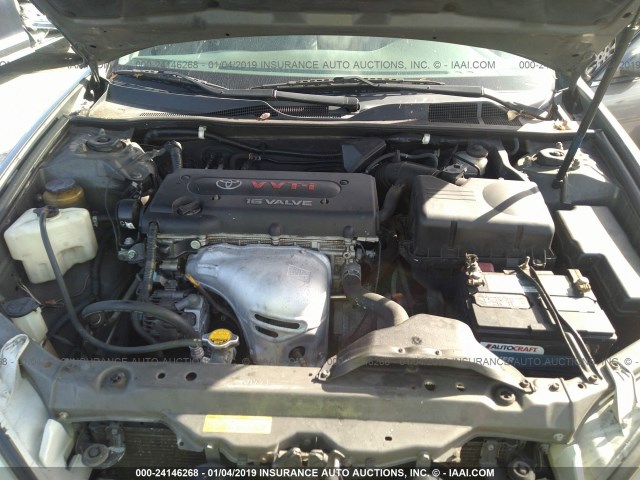 4T1BE32KX2U584778 - 2002 TOYOTA CAMRY LE/XLE/SE GRAY photo 10