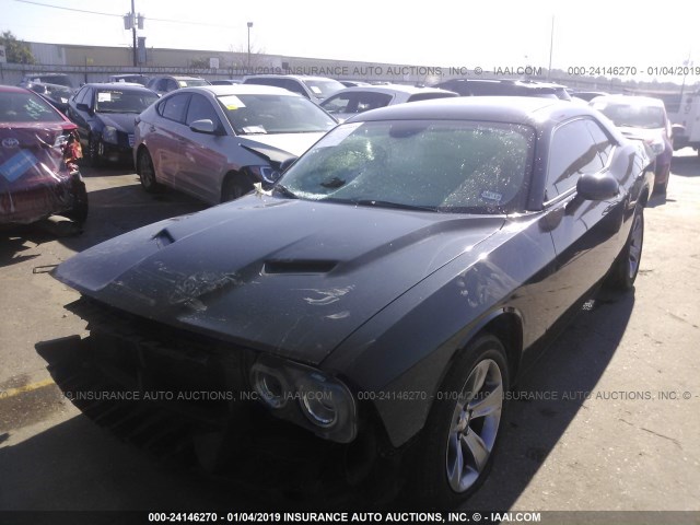 2C3CDZAG6FH904767 - 2015 DODGE CHALLENGER SXT BLACK photo 2