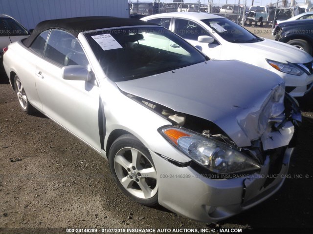 4T1FA38P44U025133 - 2004 TOYOTA CAMRY SOLARA SE/SLE SILVER photo 1