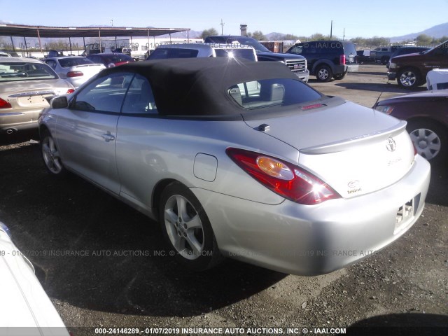 4T1FA38P44U025133 - 2004 TOYOTA CAMRY SOLARA SE/SLE SILVER photo 3