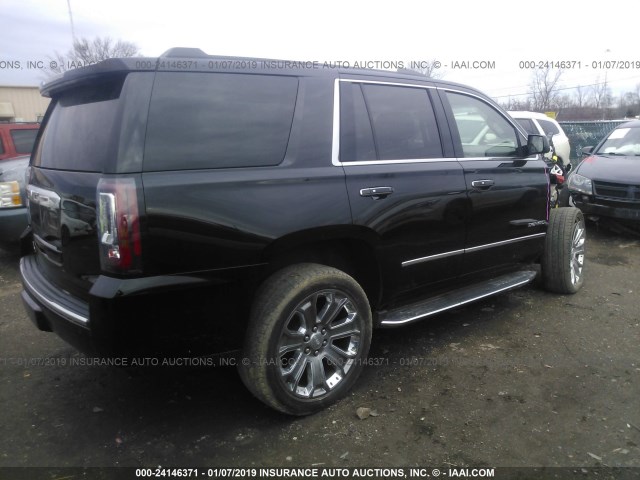 1GKS2CKJ6GR263775 - 2016 GMC YUKON DENALI BLACK photo 4