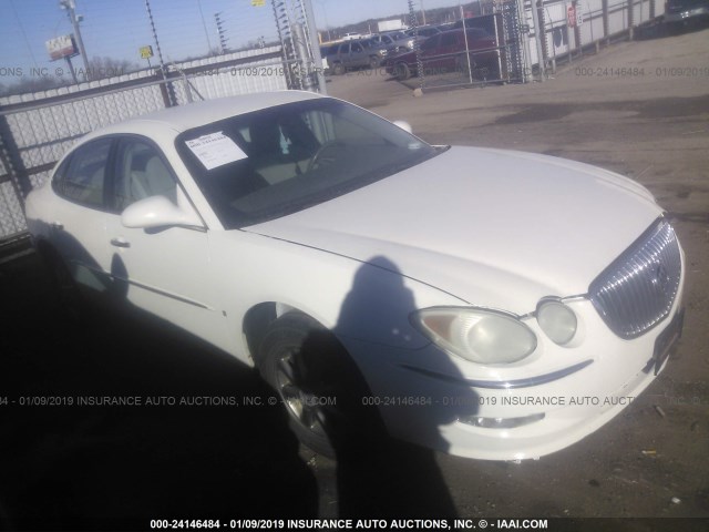 2G4WC582791246075 - 2009 BUICK LACROSSE CX WHITE photo 1