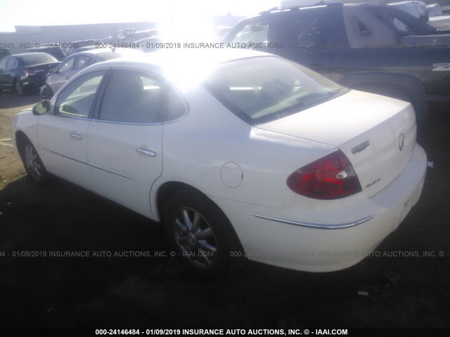 2G4WC582791246075 - 2009 BUICK LACROSSE CX WHITE photo 3