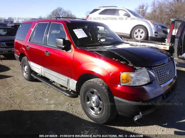 1FMPU16L44LB68377 - 2004 FORD EXPEDITION XLT RED photo 1
