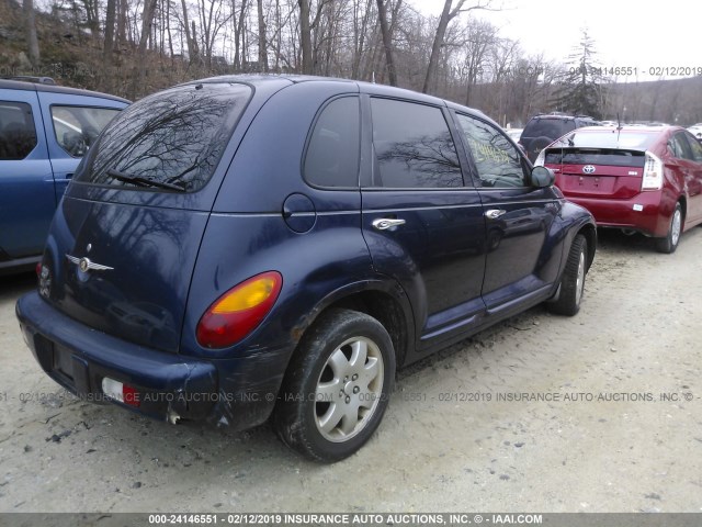 3C8FY68B75T642266 - 2005 CHRYSLER PT CRUISER LIMITED BLUE photo 4