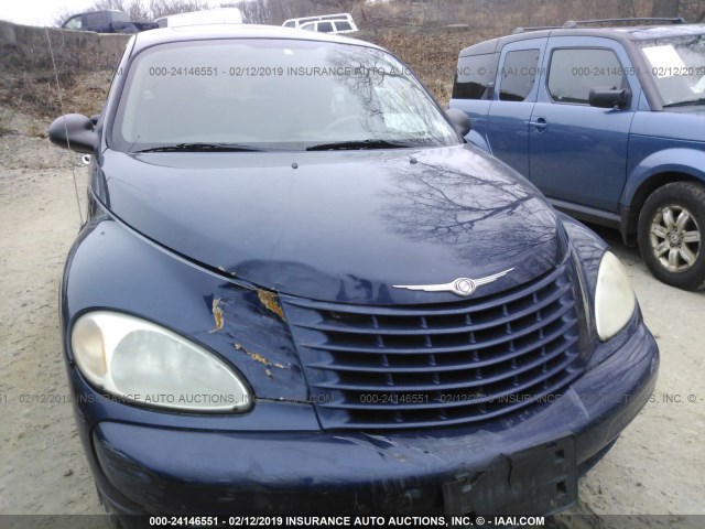 3C8FY68B75T642266 - 2005 CHRYSLER PT CRUISER LIMITED BLUE photo 6