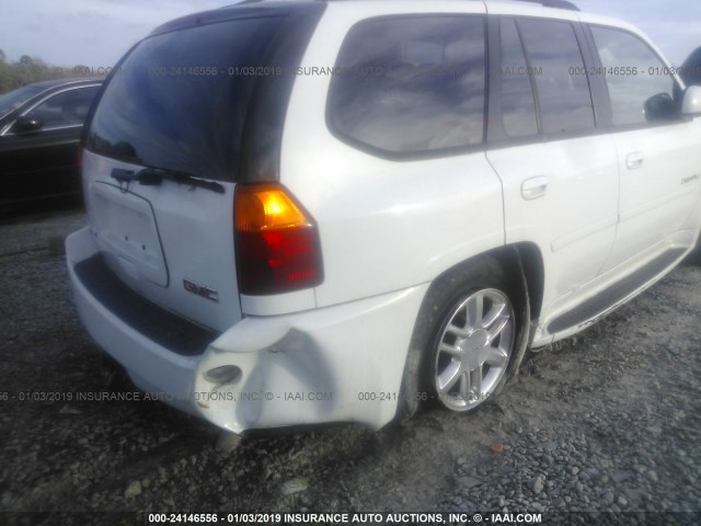 1GKES63M162279848 - 2006 GMC ENVOY DENALI WHITE photo 6