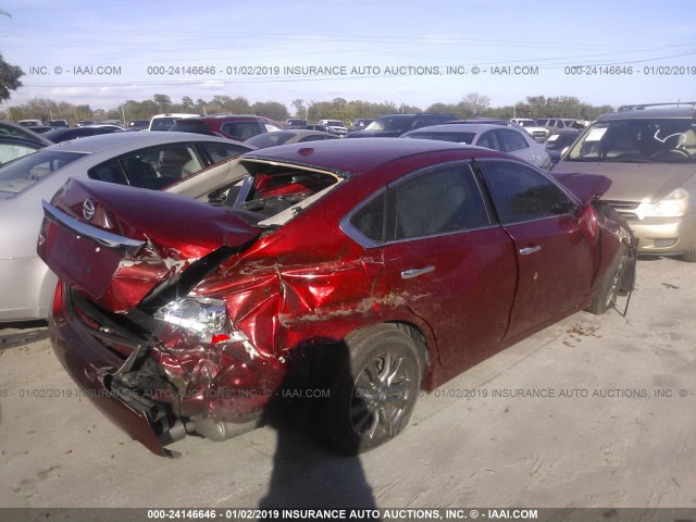 1N4AL3AP3FN399609 - 2015 NISSAN ALTIMA 2.5/S/SV/SL RED photo 4