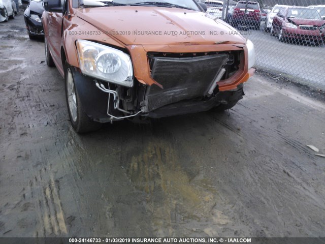 1B3CB3HA4BD254717 - 2011 DODGE CALIBER MAINSTREET ORANGE photo 6