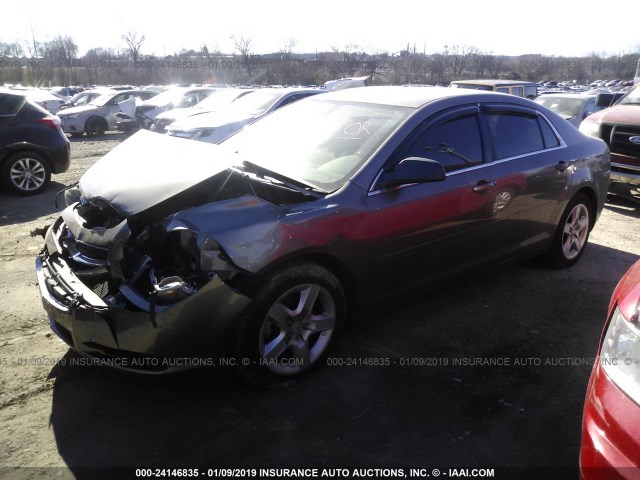 1G1ZB5E08CF166459 - 2012 CHEVROLET MALIBU LS Champagne photo 2