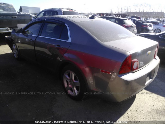 1G1ZB5E08CF166459 - 2012 CHEVROLET MALIBU LS Champagne photo 3